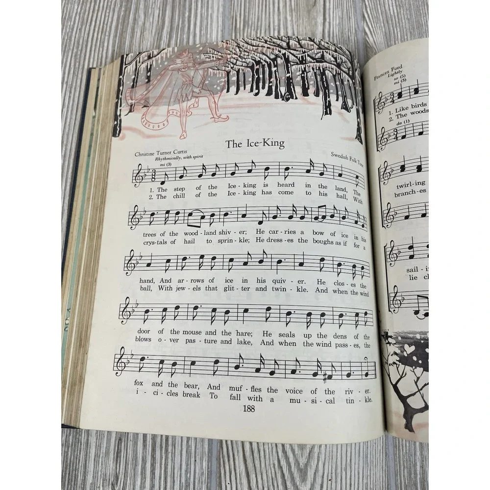 Singing in Harmony by Lilla Pitts 1957 Hardcover Illustrated Music Songs